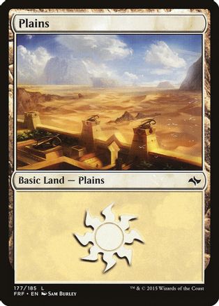 Plains (177) Fate Reforged 177 Near Mint Land English Foil