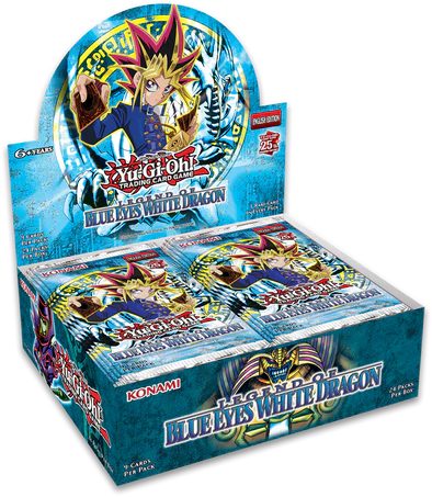 Legend of Blue Eyes White Dragon Booster Box (25th Anniversary Edition) - Legend of Blue Eyes White Dragon (25th Anniversary Edition) (LOB-EN)