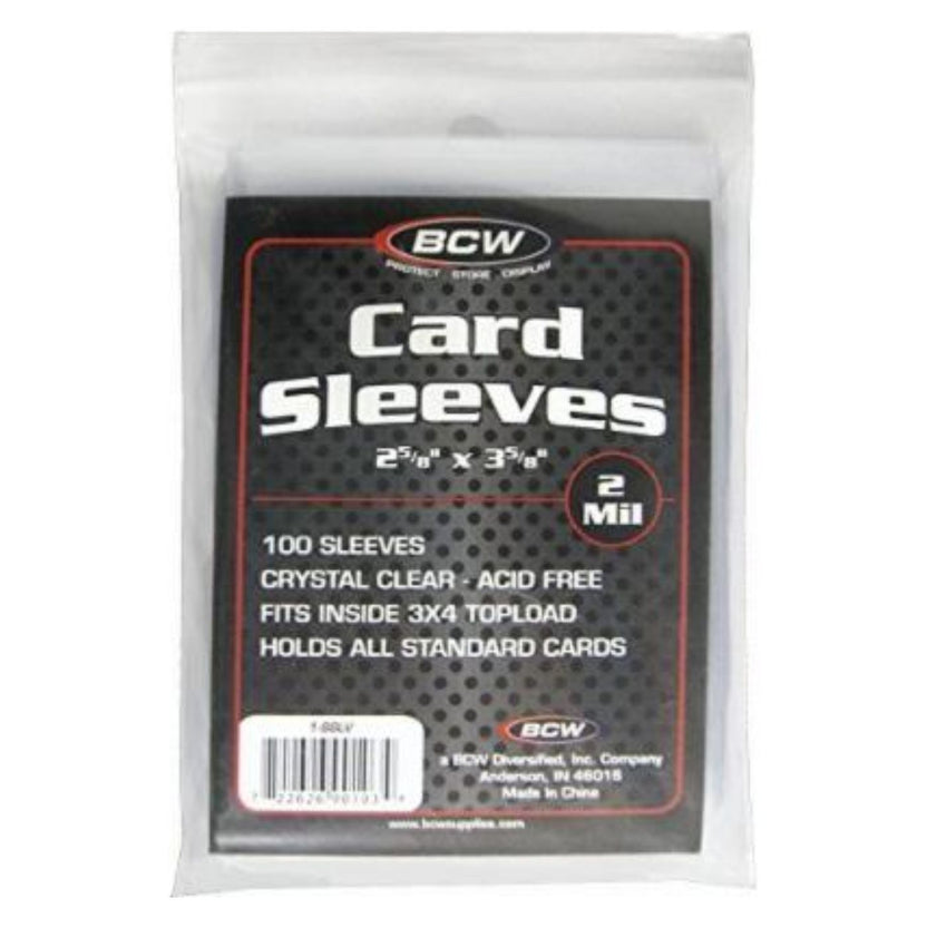 BCW Trading Card Sleeves (100 sleeves)